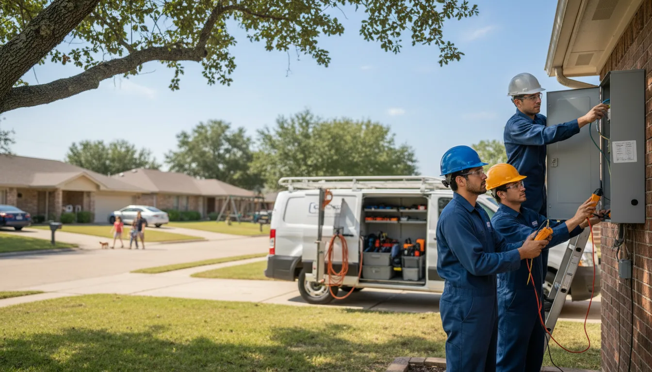 Certified electrician providing emergency electrical services in Sun City Center, FL